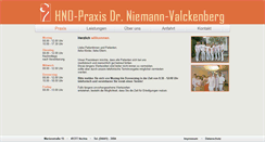 Desktop Screenshot of hno-niemann.de